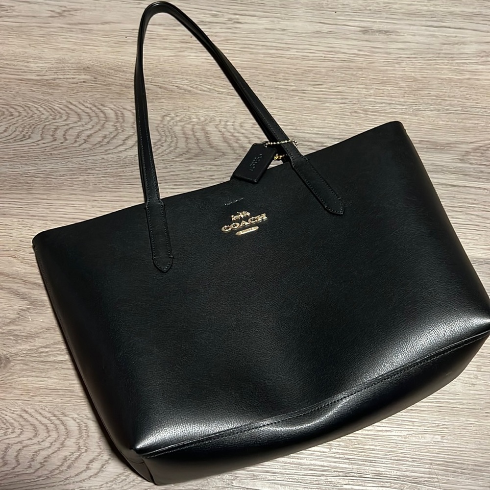 Coach Black Tote - Picture 1 of 3